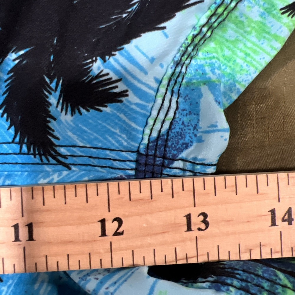 RS Surf Tropical Palm Tree Men's Large Board Shorts Tropical Swim Trunks (READ) - Picture 11 of 13